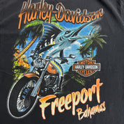 J- Vintage Harley Davidson Freeport Bahamas Graphic Tee - L