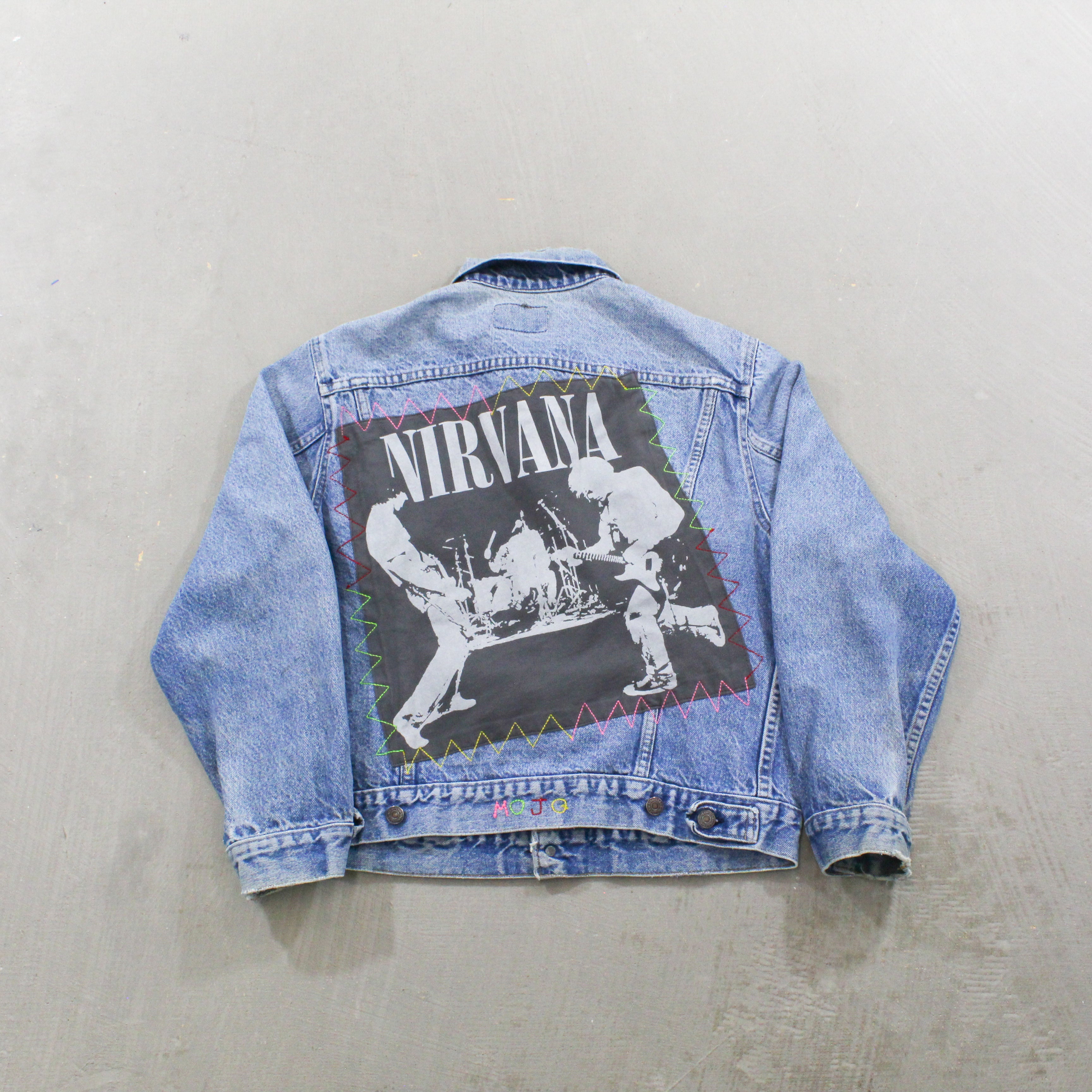 F- HOM Nirvana Levi's Reworked Custom Denim Jackets