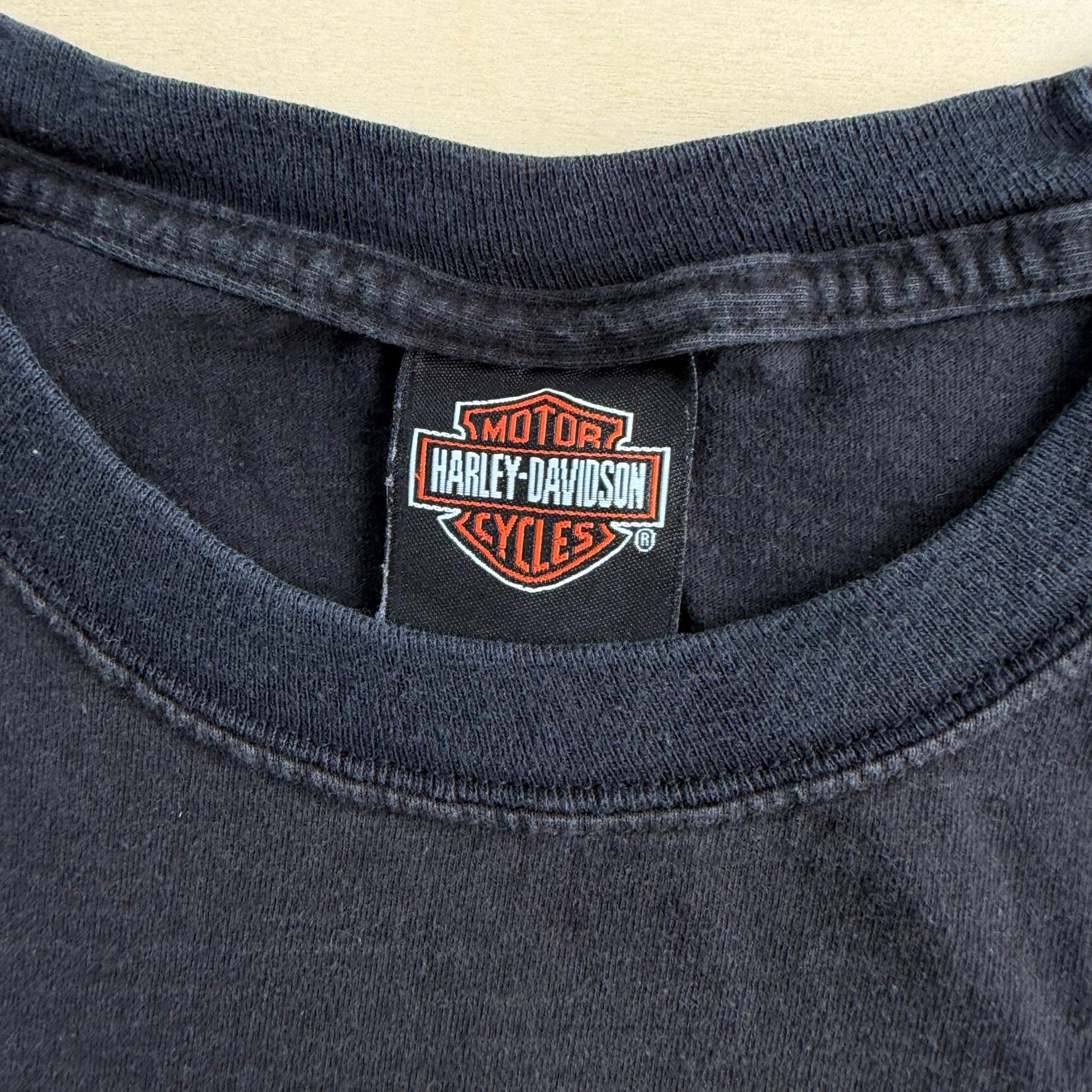 J- Vintage '12 Harley Davidson Apache Junction Arizona Graphic Tee - L