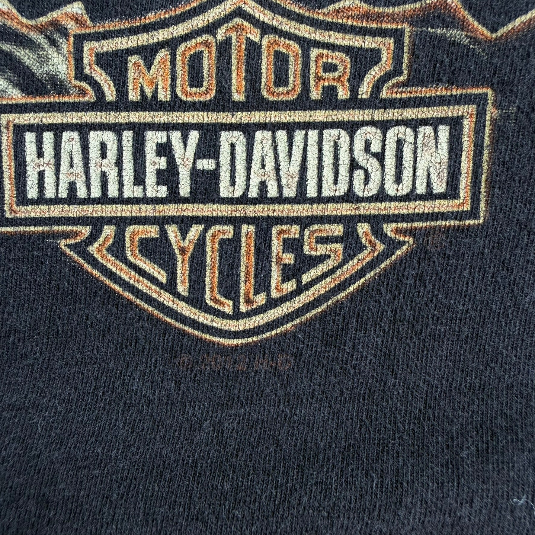 J- Vintage '12 Harley Davidson Apache Junction Arizona Graphic Tee - L