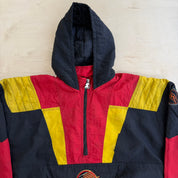 J- Vintage 90s Vancouver Canucks NHL Starter Embroidered Logo Pullover Anorak Winter Jacket - XL