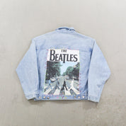 F- HOM Beatles Calvin Klein Reworked Custom Denim Jackets