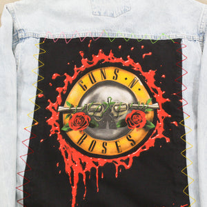 F- HOM Guns & Roses Reworked Custom Denim Jackets
