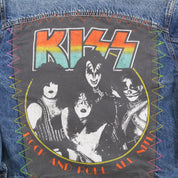 F- HOM Rolling Stones & Kiss Reworked Custom Denim Jackets
