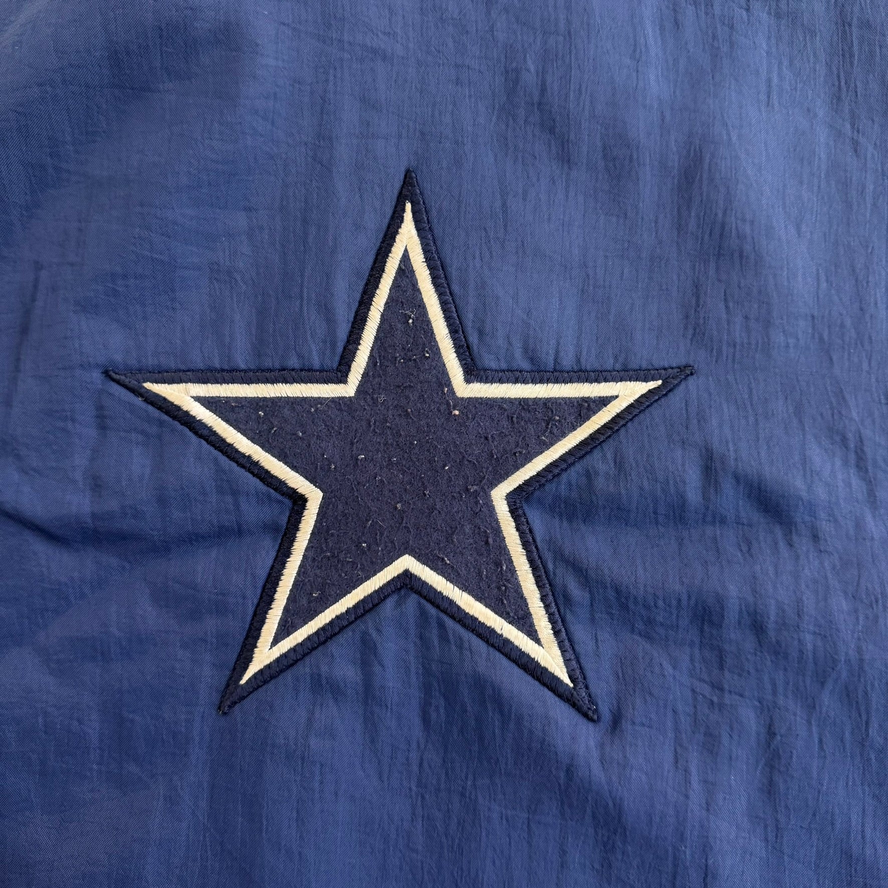 J- Vintage 90s Dallas Cowboys NFL Starter Embroidered Logo Zip Up Winter Jacket - XL