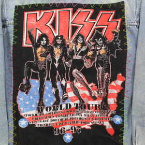 F- HOM Kiss 96-97 Tour Reworked Custom Denim Jackets