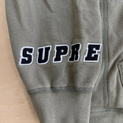 J- '19 Supreme Wrist Logo Embroidered SS19 Olive Green Hoodie - L