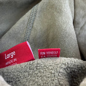 J- '19 Supreme Wrist Logo Embroidered SS19 Olive Green Hoodie - L