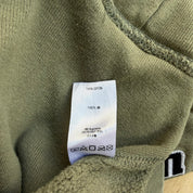 J- '19 Supreme Wrist Logo Embroidered SS19 Olive Green Hoodie - L