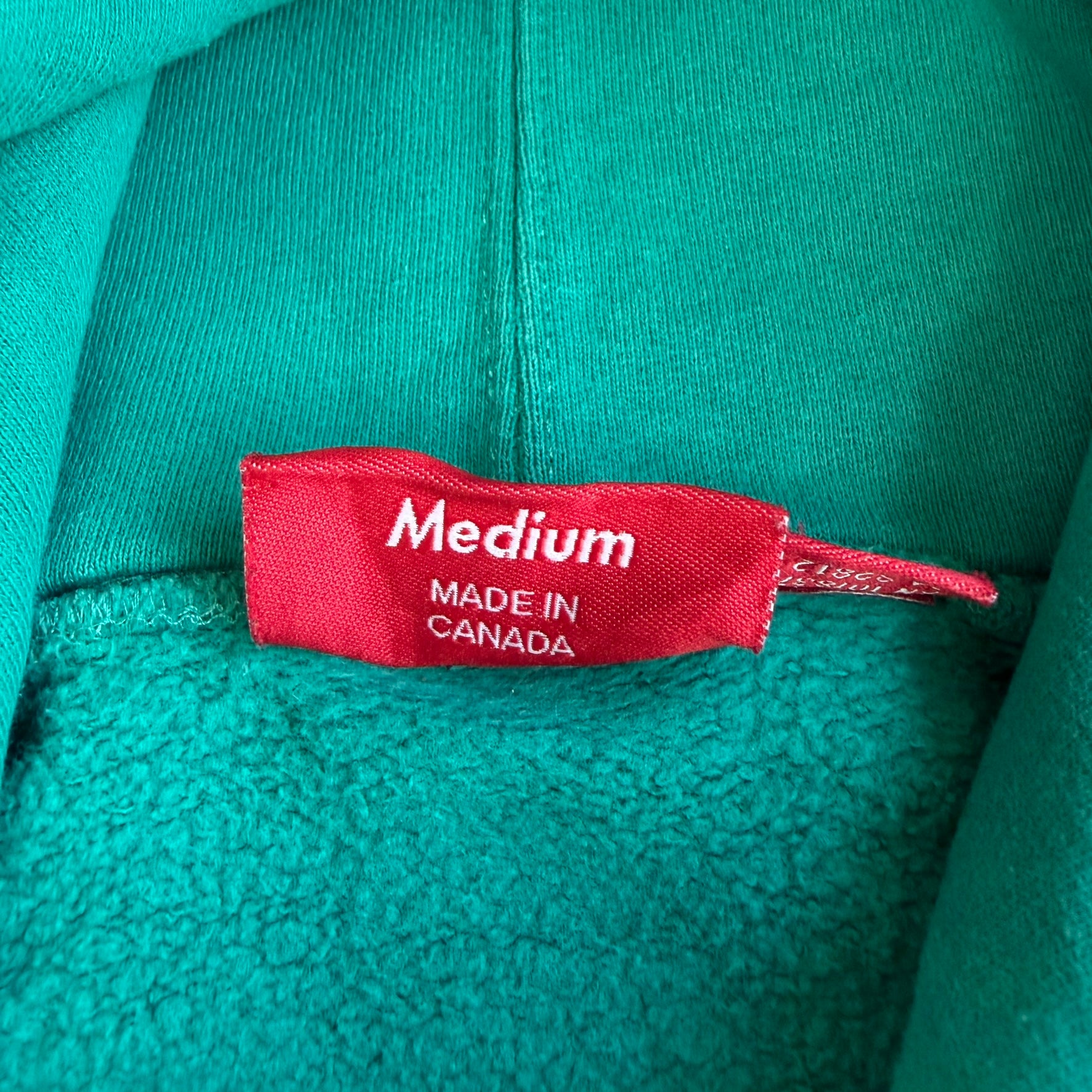J- '17 Supreme Chest Twill Tape SS17 Teal Hoodie - M