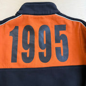J- Polo Sport RL USA Embroidered Text Quarter Zip Crewneck - M