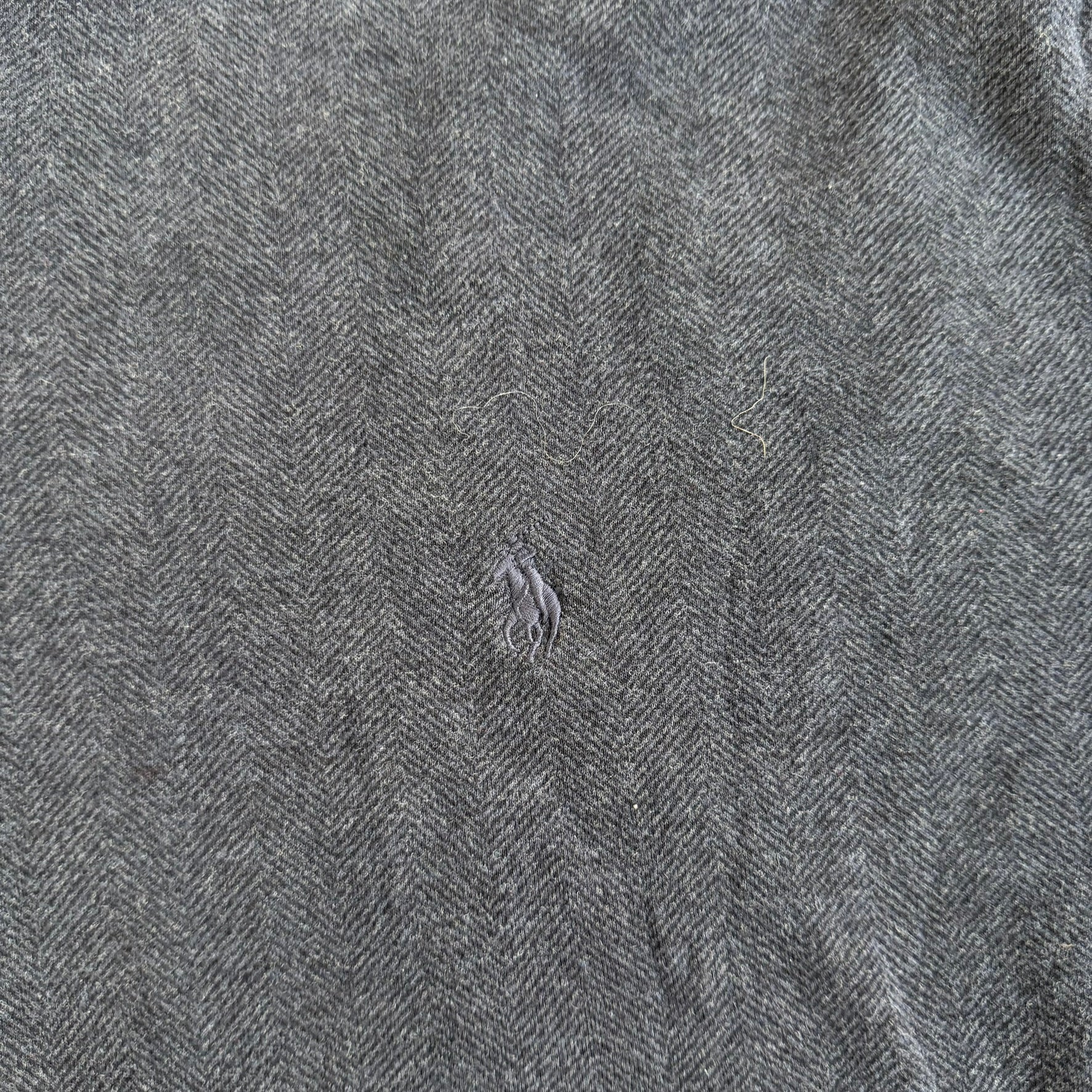 J- Polo RL Embroidered Logo Quarter Zip Crewneck - 2XL