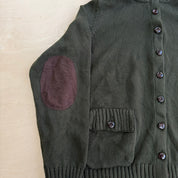 J- Vintage Women's Ralph Lauren LRL Button Up Cardigan Knit Sweater - XL