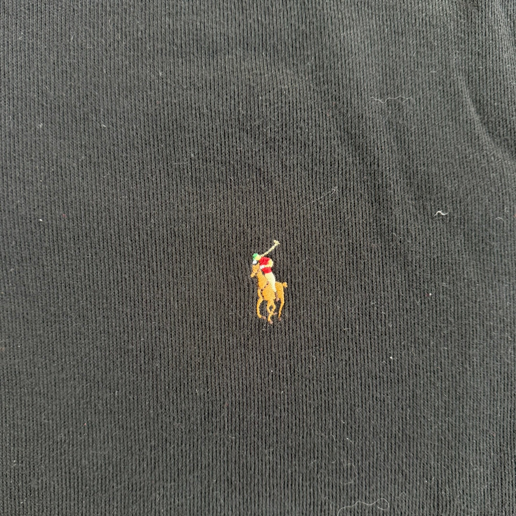 J- Vintage Polo RL Embroidered Logo Quarter Zip Knit Sweater - 2XL