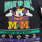 J- Vintage Disney Jerry Leigh What Up Mic! Graphic Single Stitch Tee - OSFA (fits L/XL)