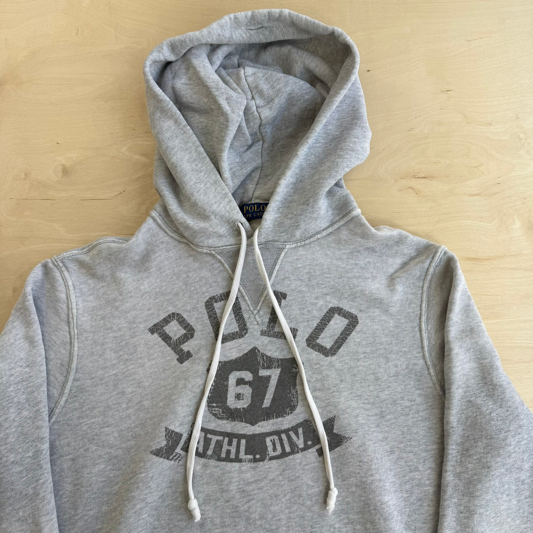 J- Vintage Polo RL Athletic Division Graphic Hoodie - M