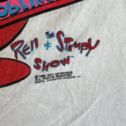 J- Vintage '92 Ren & Stimpy Show Magic Nose Goblins Graphic Single Stitch Tee - L