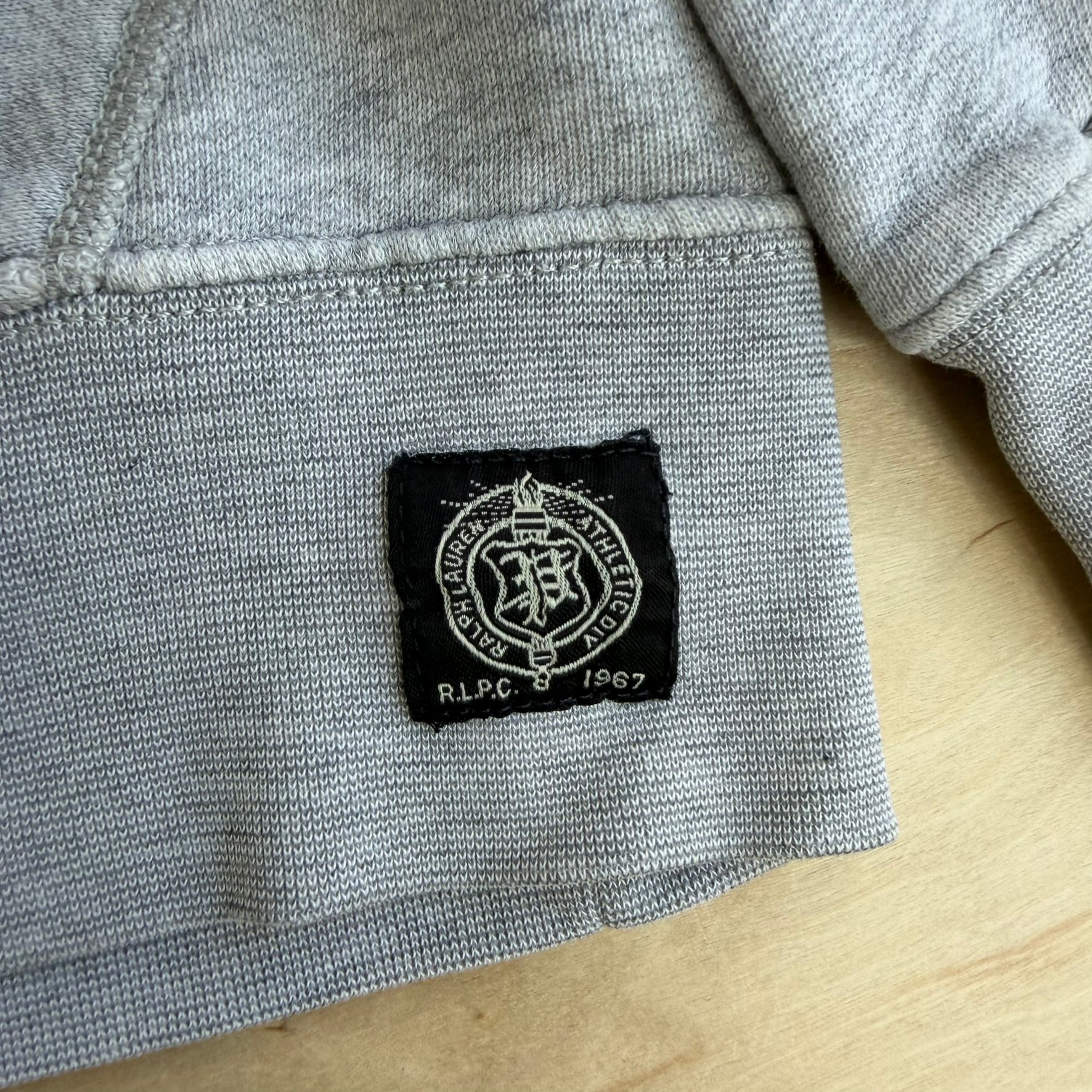 J- Vintage Polo RL Athletic Division Graphic Hoodie - M