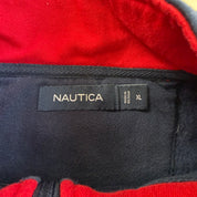 J- Nautica Embroidered Text Quarter Zip Crewneck - XL