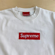 J- Bootleg Supreme Bogo White Crewneck - M