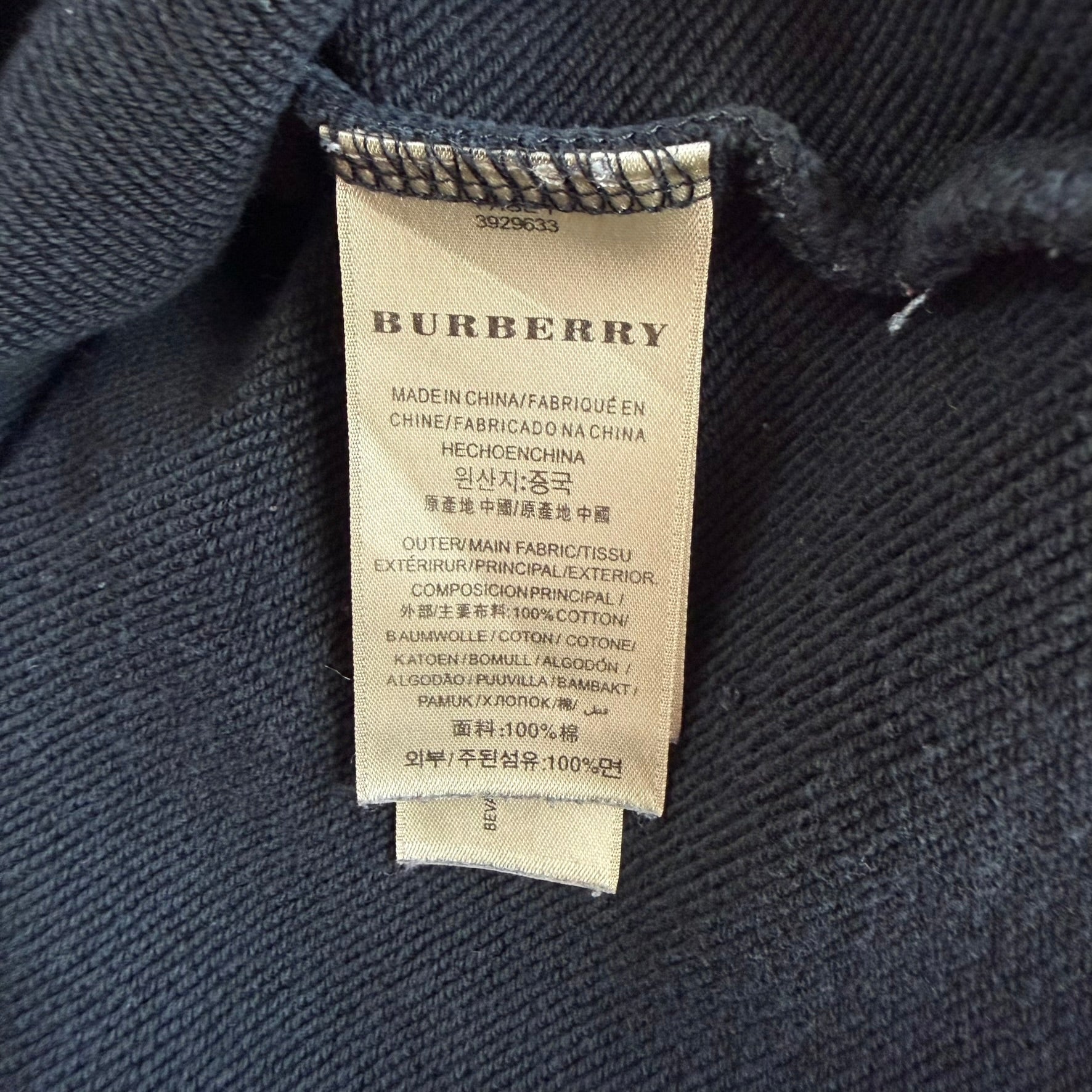 J- Bootleg Burberry Embroidered Cities Skyline Crewneck - 2XL (fits L)