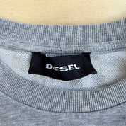 J- Vintage Diesel Denim Division Embroidered Felt Logo Crewneck - M