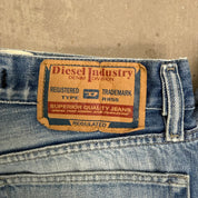 J- Vintage Diesel Industry Denim Straight Leg Jeans - 33w