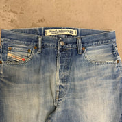 J- Vintage Diesel Industry Denim Straight Leg Jeans - 33w
