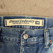 J- Vintage Diesel Industry Denim Straight Leg Jeans - 33w