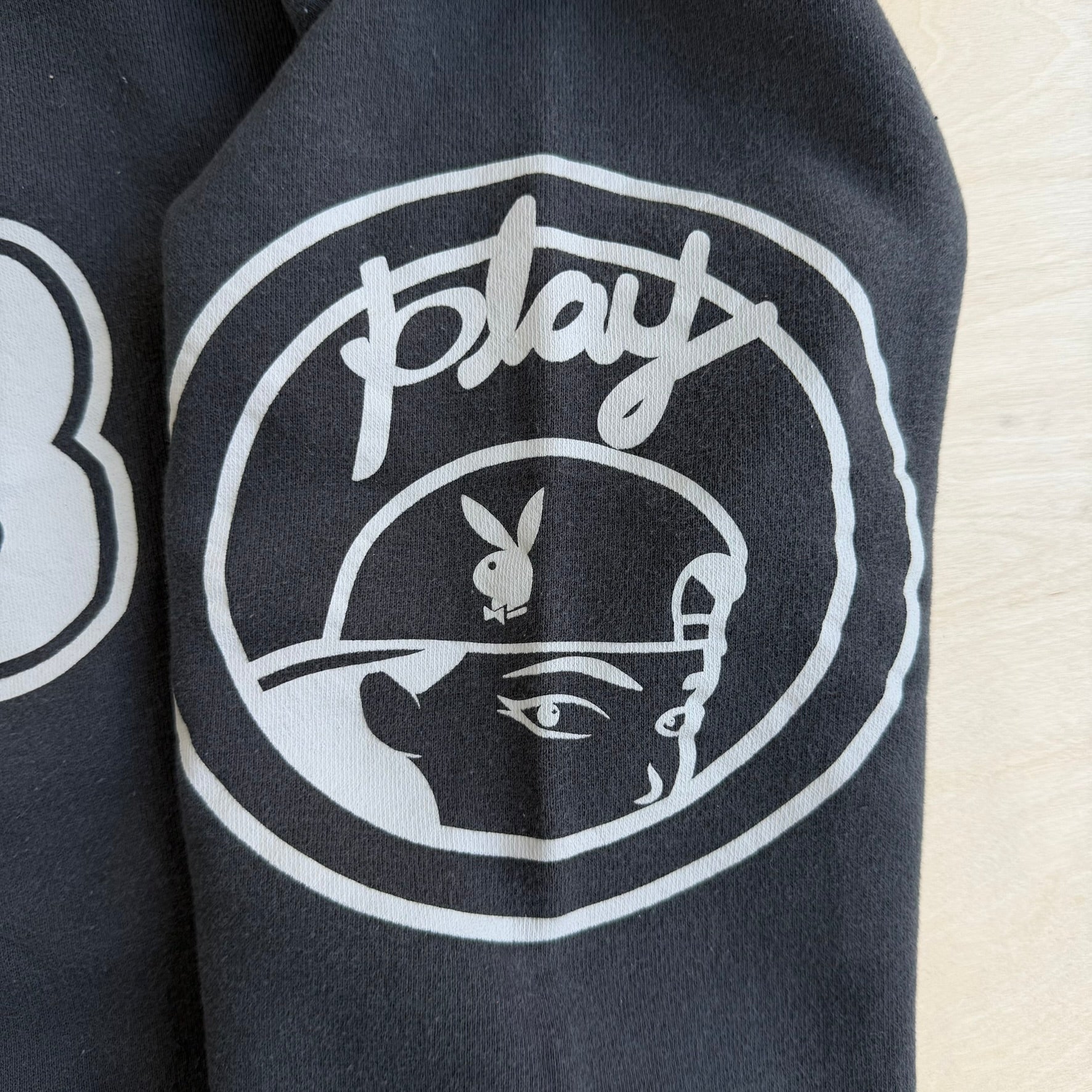 J- Vintage Playboy Play With Me Graphic Crewneck - L