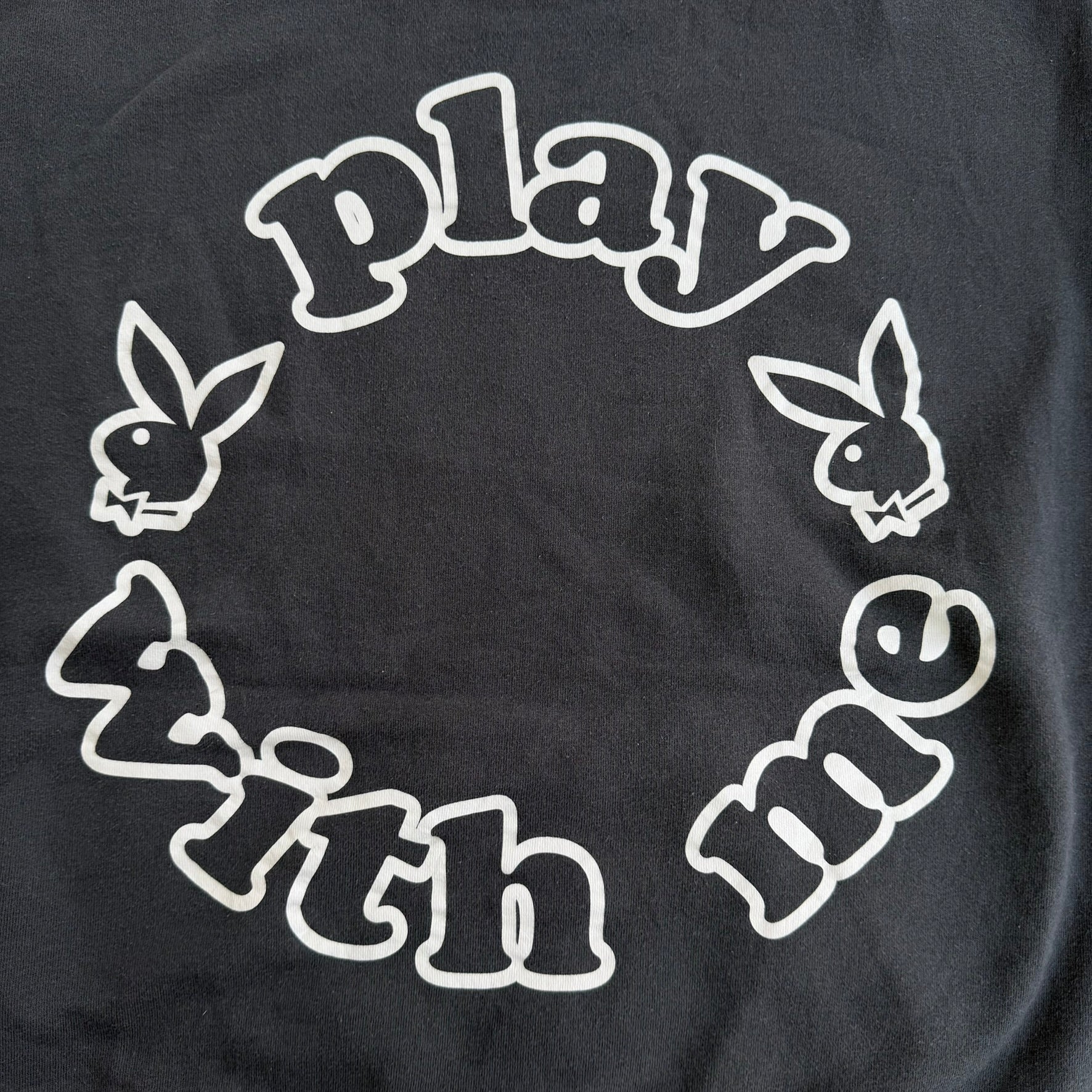 J- Vintage Playboy Play With Me Graphic Crewneck - L