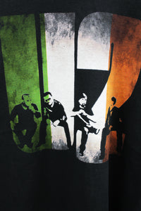 Z - U2 Irish Flag Graphic Picture Long Sleeve Tee