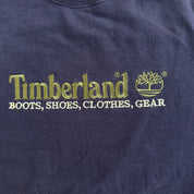 J- Vintage Timberland Embroidered Text & Logo Crewneck - L