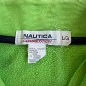 J- Vintage Nautica Competition Embroidered Text Quarter Zip Crewneck - L