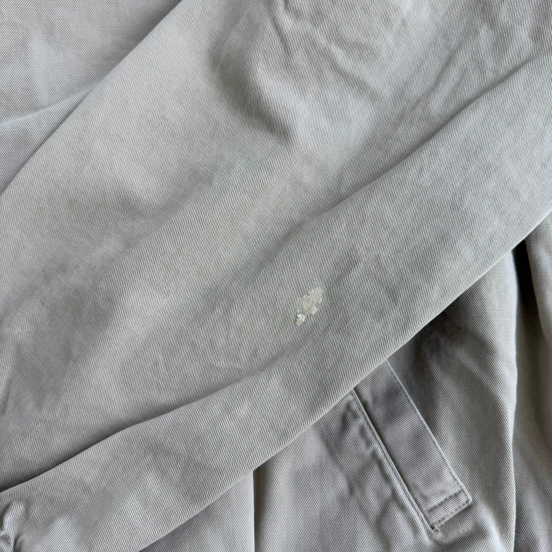 J- Vintage Polo RL Embroidered Logo Bomber Style Beige Zip Up Jacket - L