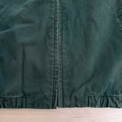 J- Vintage Ralph Lauren Chaps Embroidered Logo Bomber Style Green Zip Up Jacket - XL