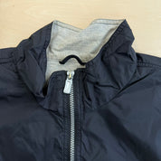 J- Vintage Nike Embroidered Swoosh Black Zip Up Jacket - L