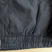 J- Vintage Nike Embroidered Swoosh Black Zip Up Jacket - L