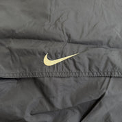 J- Vintage Nike Embroidered Swoosh Black Zip Up Jacket - L