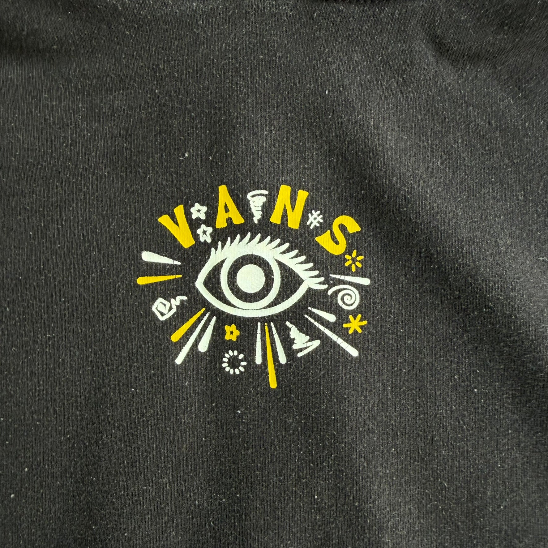 J- Vans Eyes & Scribbles Graphic Hoodie - M