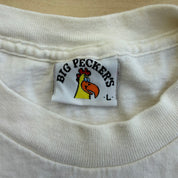 J- Vintage '88 Big Pecker Bar & Grill Graphic Made In USA Single Stitch Tee - L