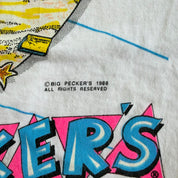 J- Vintage '88 Big Pecker Bar & Grill Graphic Made In USA Single Stitch Tee - L