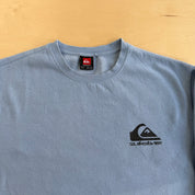 J- Quicksilver Logo Baby Blue Crewneck - L