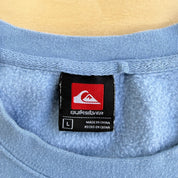 J- Quicksilver Logo Baby Blue Crewneck - L