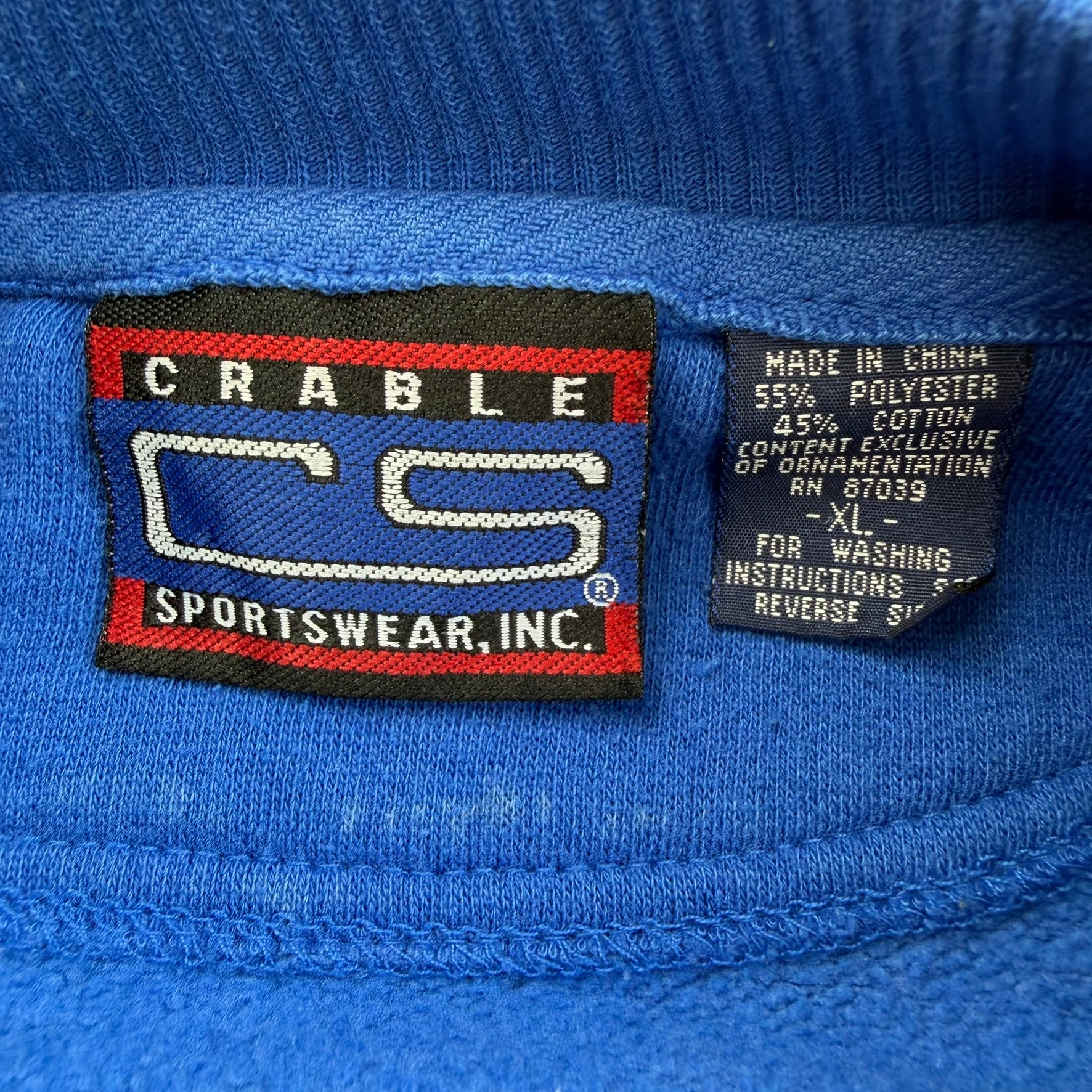 J- Vintage '97 Los Angeles Dodgers MLB Text & Logo Crewneck - XL