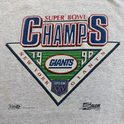 J- Vintage '90 New York Giants NFL Super Bowl 25 Graphic Tee - XL