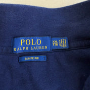 J- Vintage Polo RL Embroidered Logo Navy Quarter Zip Crewneck - 2XL