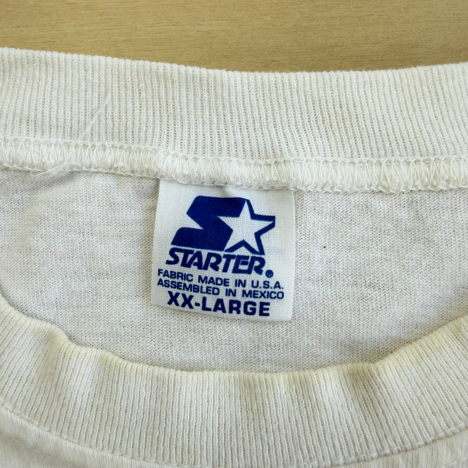 J- Vintage '95 NFL Super Bowl 30 Starter Graphic Single Stitch Tee - 2XL