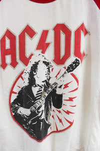 AC/DC Angus Young Picture Baseball Tee