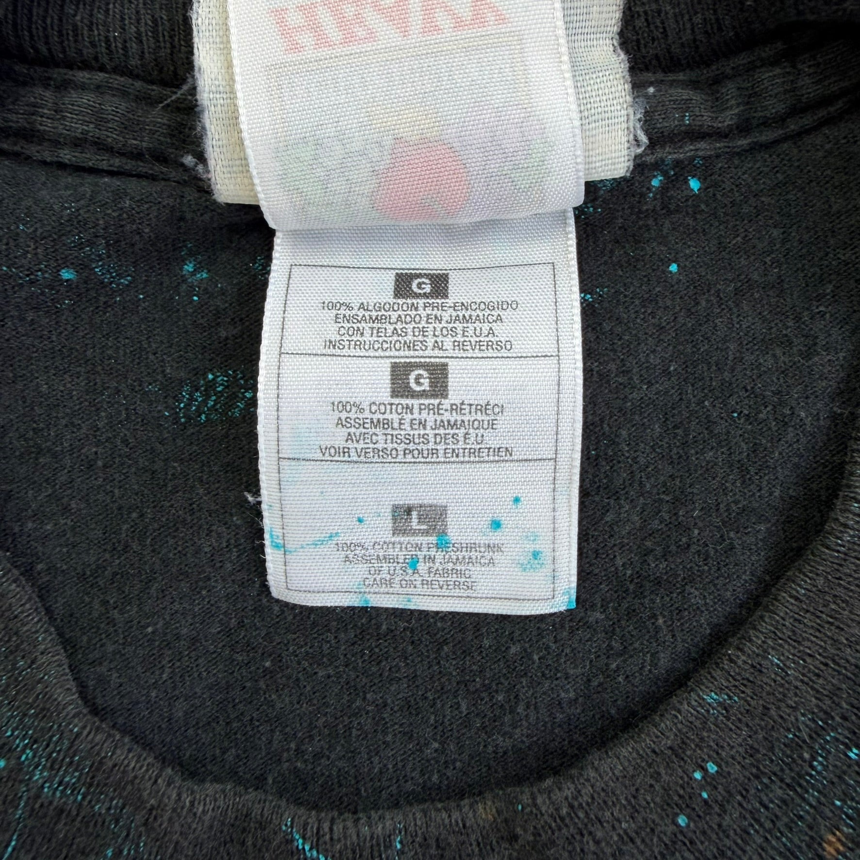 J- Vintage Wolf Pack & Moon All Over Print Graphic Single Stitch Tee - L